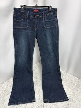Levi's 545 Low Rise Boot Cut Dark Blue Jeans size 12